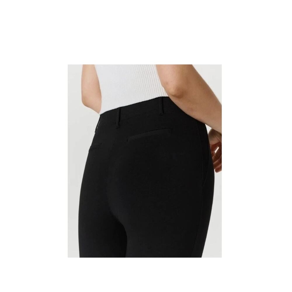 NEW Quince Ultra-Stretch Ponte Straight Leg Pants Black (XS) - Picture 5 of 5
